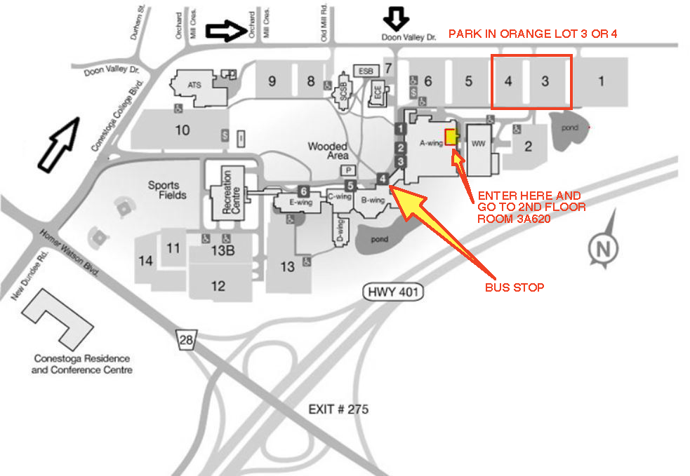 Conestoga College Waterloo Campus Map Campus Information (Dual Credit / Swac)